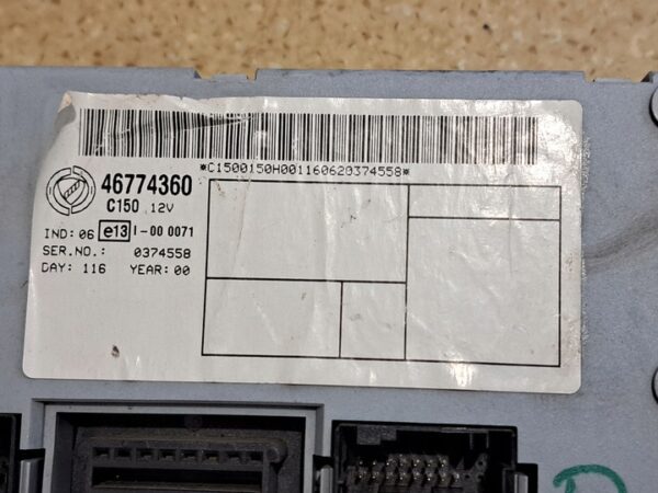 FIAT PUNTO II MODUŁ KOMFORTU BSI 46774360 - obrazek 5