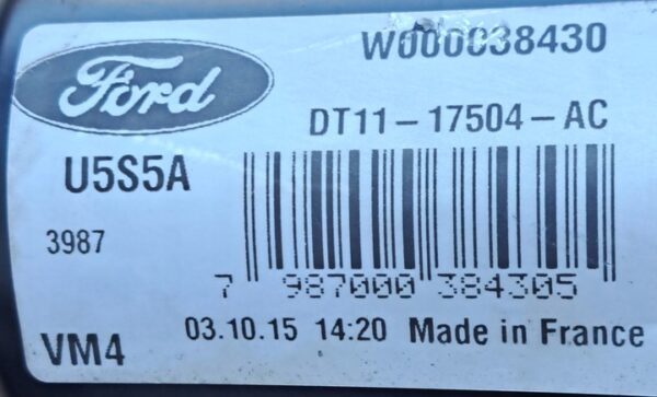 FORD TRANSIT CONNECT MK2 MECHANIZM WYCIERACZKI LEWY PRZÓD DT11-17504-AC - obrazek 5