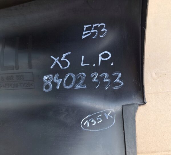 BMW X5 E53 LISTWA BŁOTNIKA LEWY PRZÓD 8402333 - obrazek 5