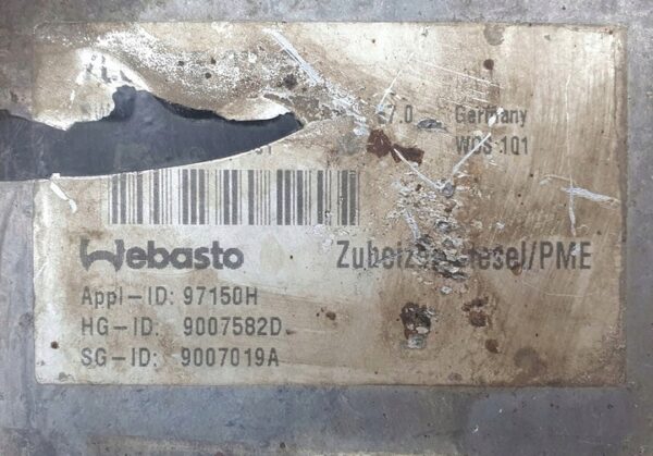 VW TOUAREG 7L TDI 02-10r OGRZEWANIE POSTOJOWE WEBASTO 7L6815071D - obrazek 5
